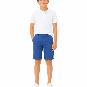Kids Boys Navy Chino Shorts