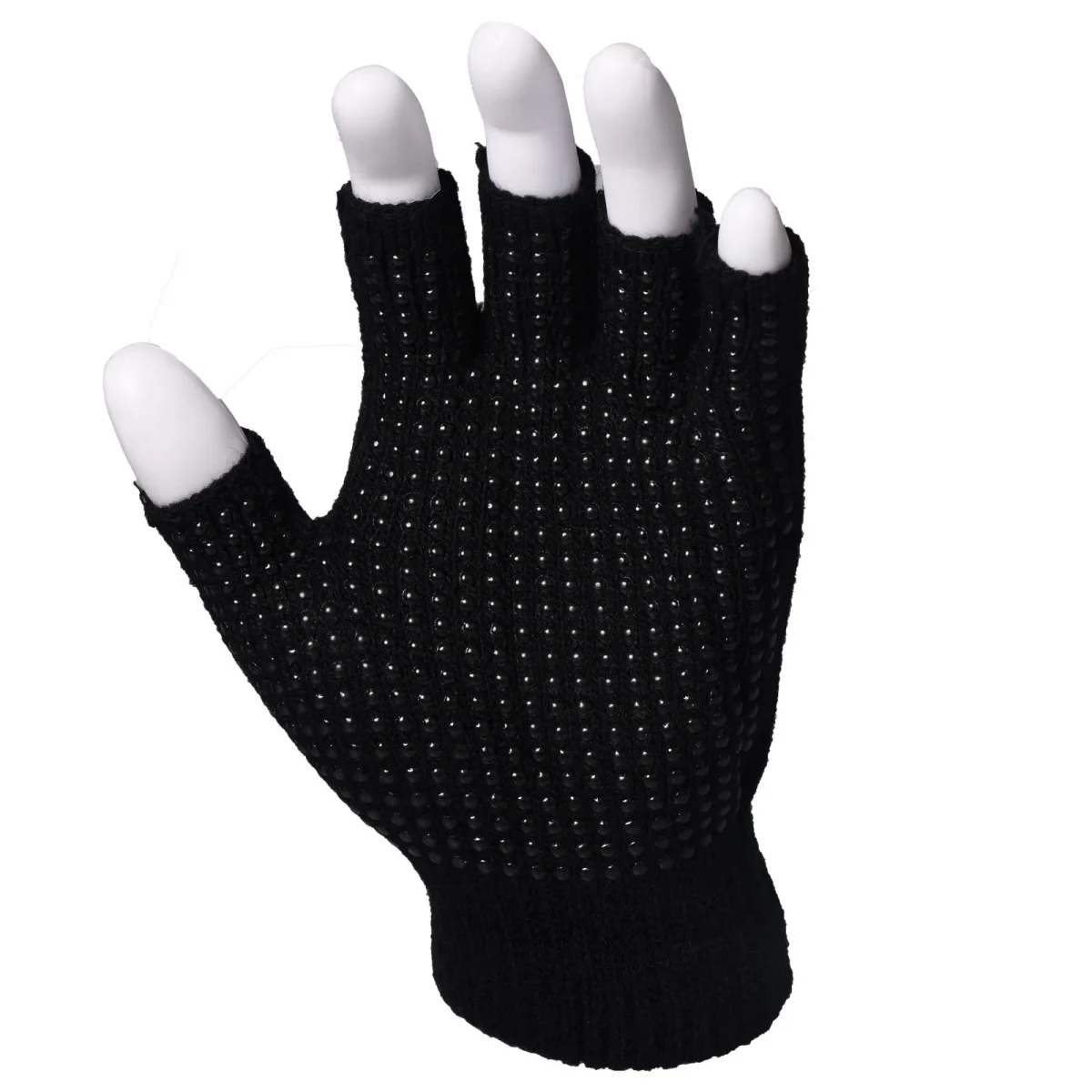 Unisex Fingerless Gripper Gloves - Pack of 6 - Image 6