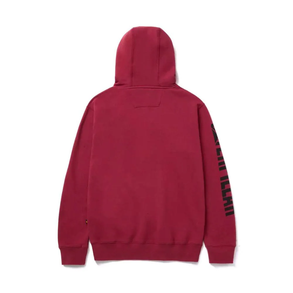 CAT Men's Trademark Banner Hoodie - Brick Red 1910709 - Image 3