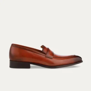 Jack Square Keeper Loafer in Cognac
