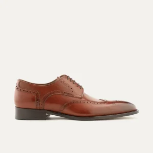 Vincent Wingtip Cognac Antique