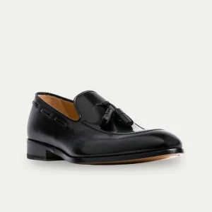 Amit Tassel Loafer Black Antique